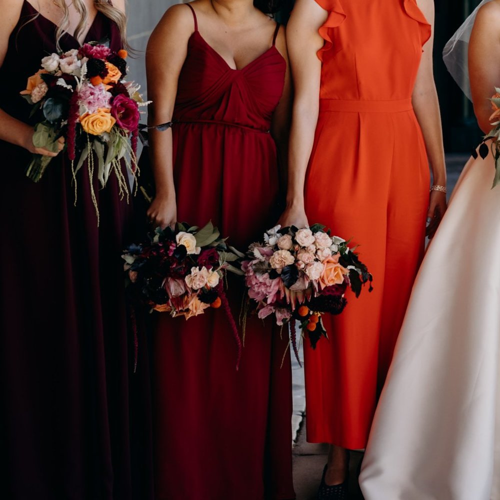 Burgundy Sorella Vita Bridesmaid dress